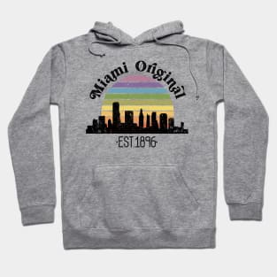 Miami Original Retro Rainbow Hoodie